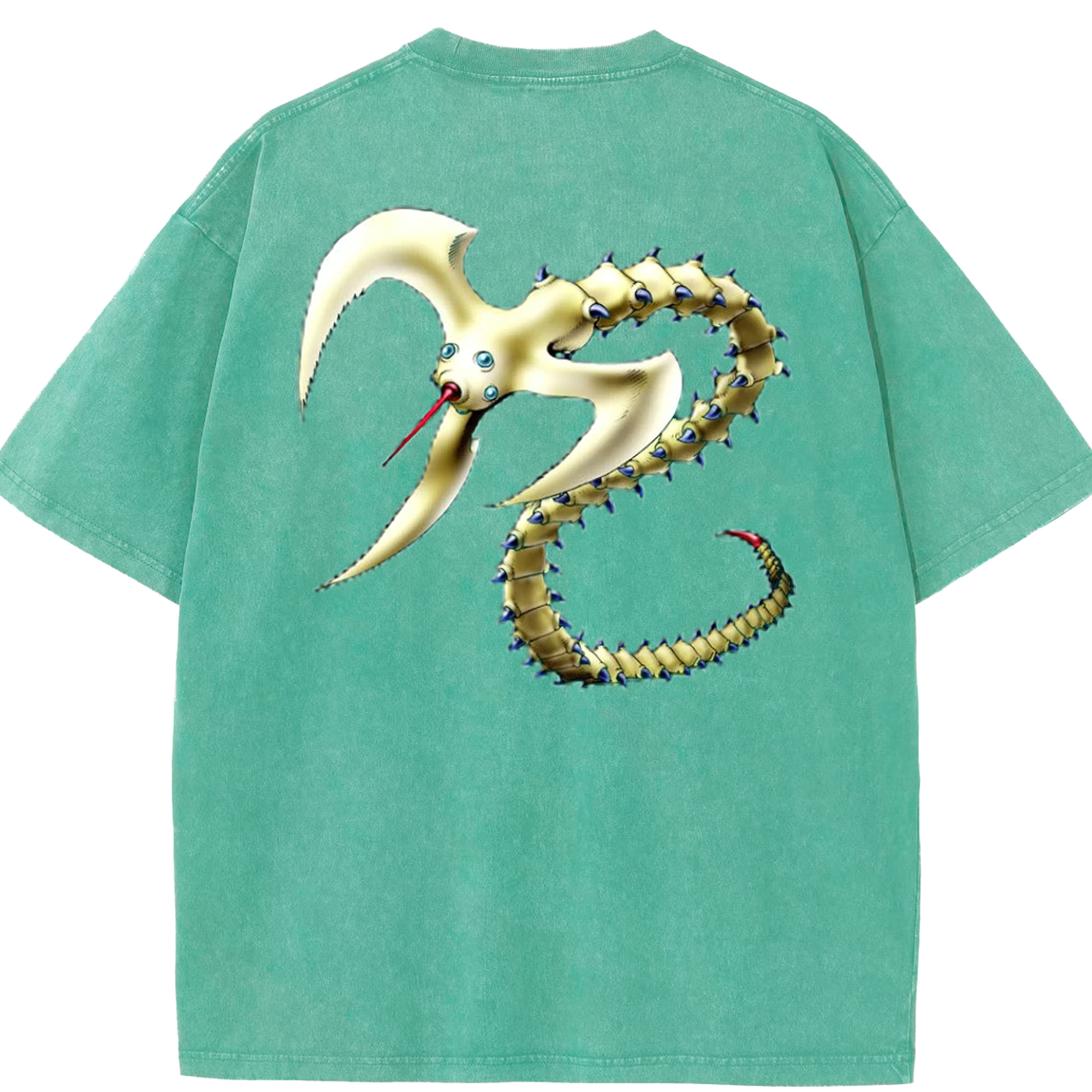 （画像用） 遊☆戯☆王 Yu-Gi-Oh! 綿100% ヴィンテージ風 半袖Tシャツ（背面プリント）